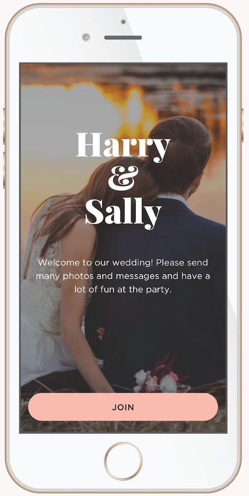 guestbook web app for you wedding, no app to install